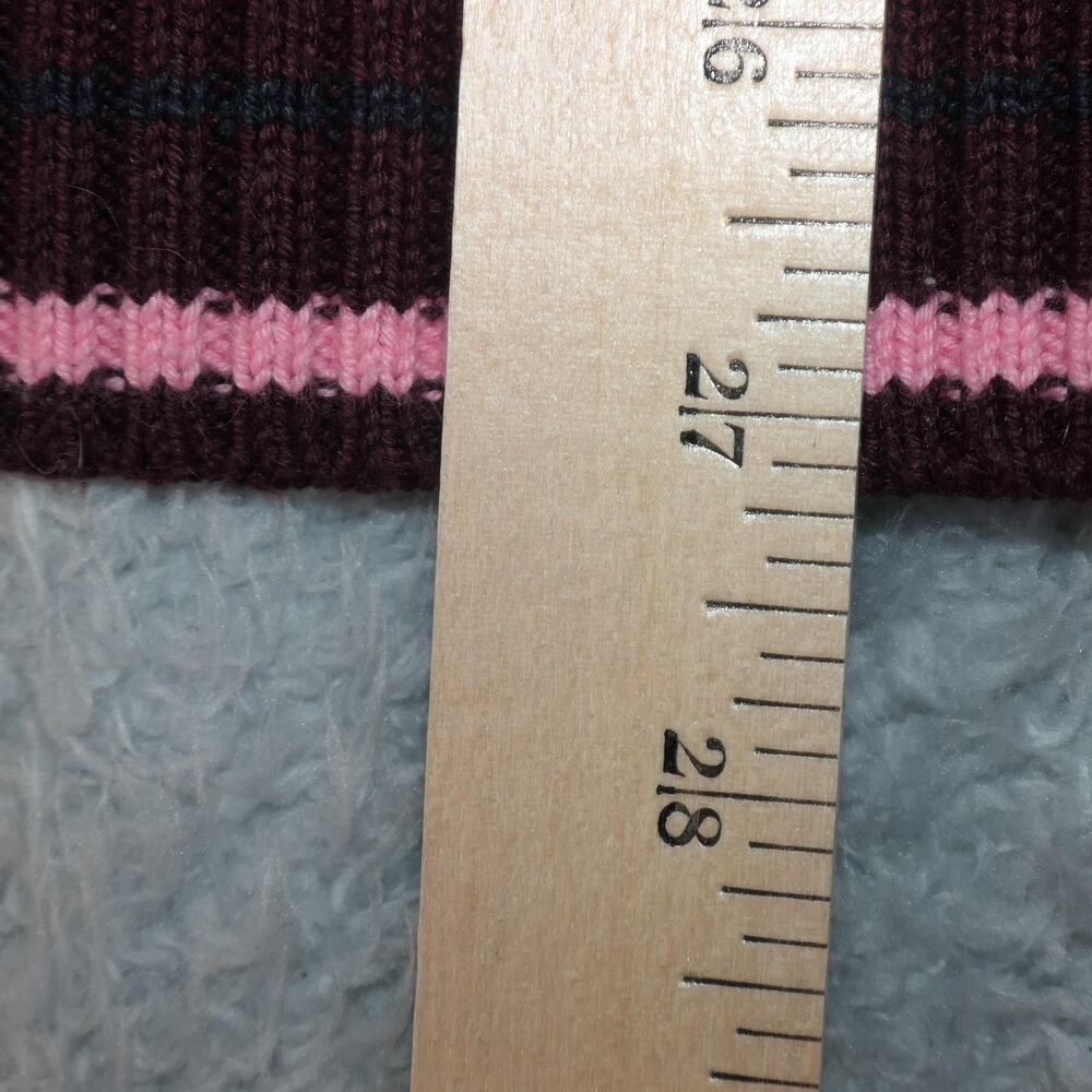 Talbots Tunic Sweater Womens Medium Multi Elbow Patch Wool Blend Academia Boho - Picture 8 of 11